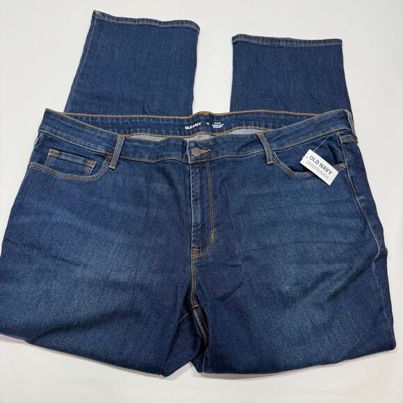 Old Navy Mid Rise power slim straight women’s denim jeans size 22 NWT - Picture 8 of 8